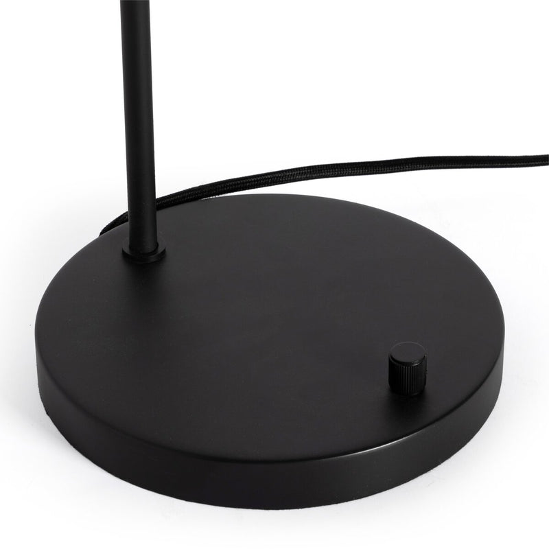 Cullen Task Lamp - Black Leather