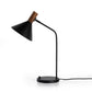 Cullen Task Lamp - Black Leather