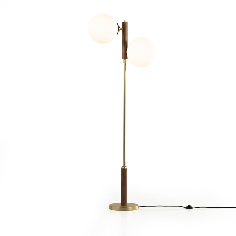 Colome Floor Lamp - Aged Brass