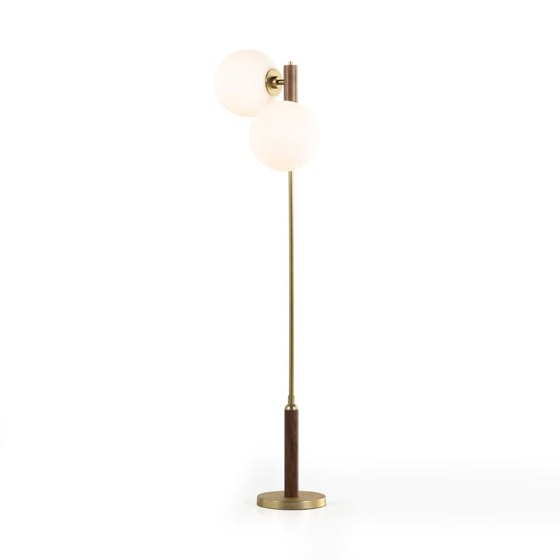 Colome Floor Lamp - Aged Brass