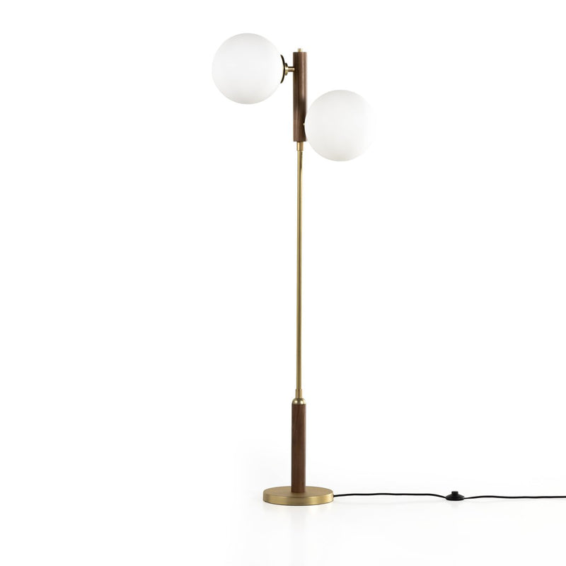 Colome Floor Lamp - Aged Brass