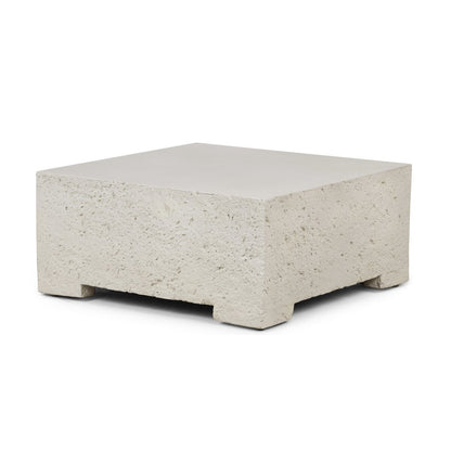 Otero Outdoor Small Coffee Table - Matte Stone