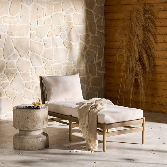 Rosen Outdoor Chaise - Lakin Oat