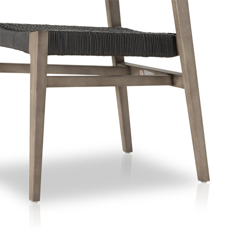 Audra Outdoor Dining Chair - Grey Eucalyptus