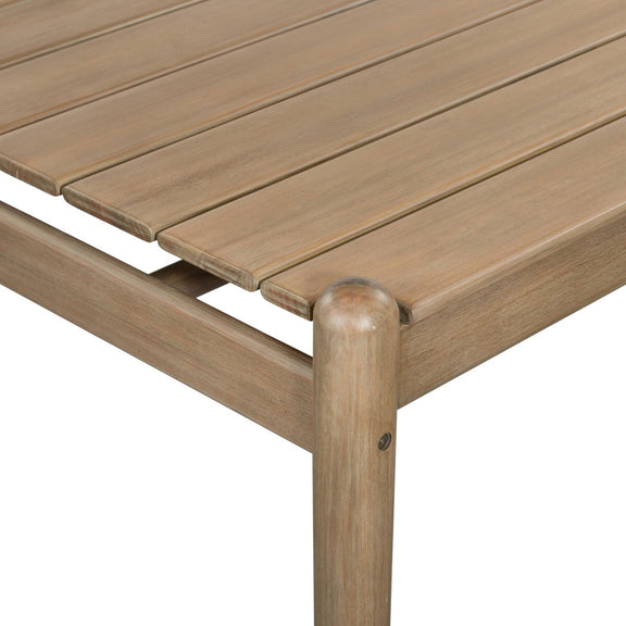 Rosen Outdoor Dining Table - Natural Eucalyptus Fsc