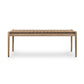 Rosen Outdoor Dining Table - Natural Eucalyptus Fsc
