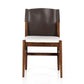 Lulu Armless Dining Chair - Espresso Leather