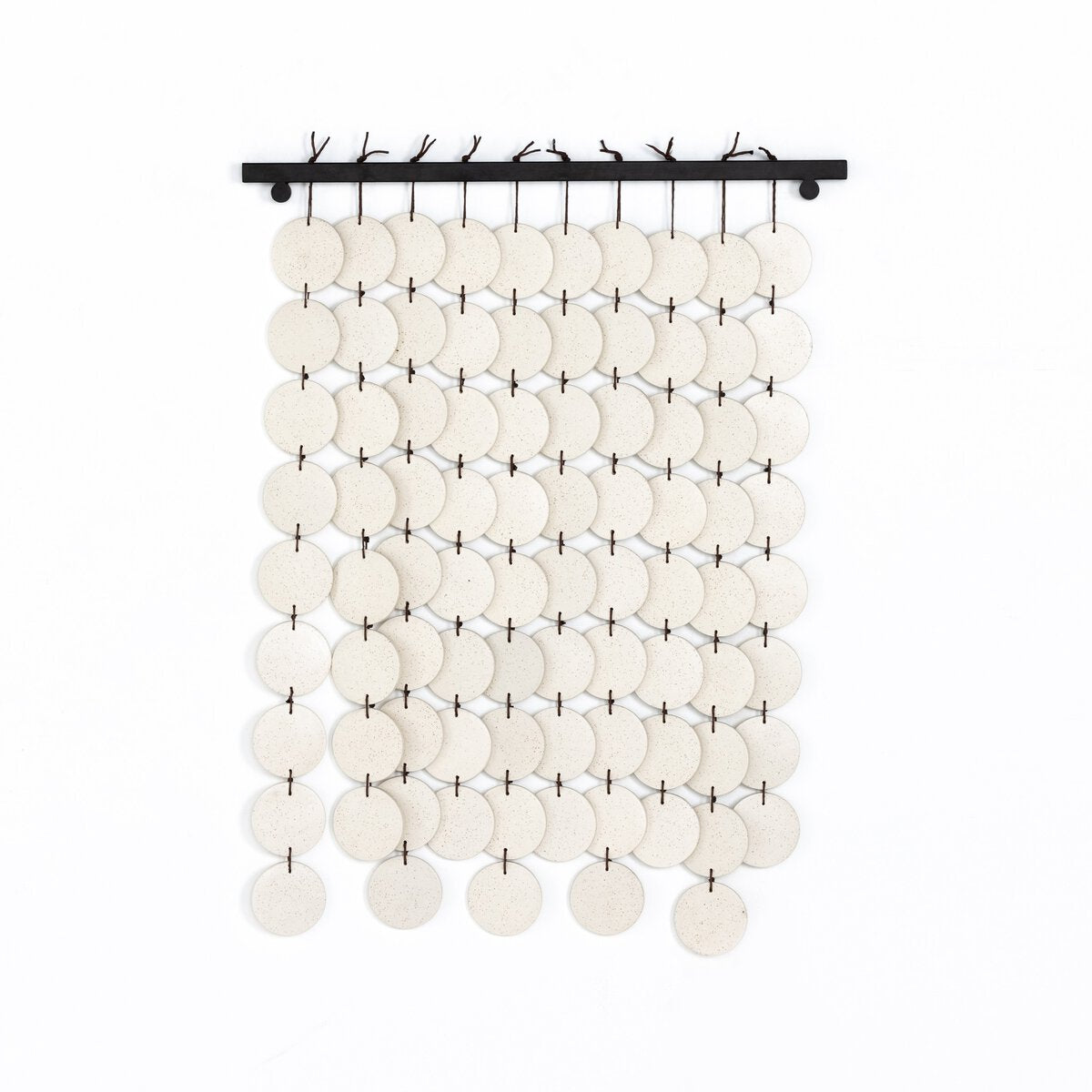 Ceramic Wall Hanging - Speckled Cream
