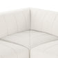 Langham Channeled 6-Piece Chaise Sectional - Fayette Cloud
