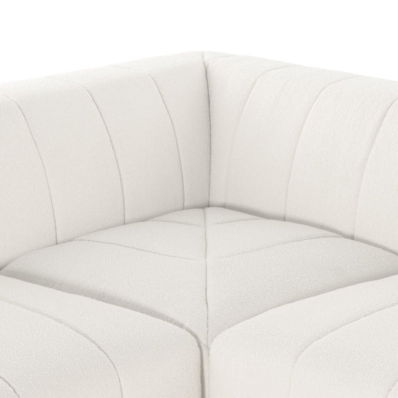 Langham Channeled 6-Piece Chaise Sectional - Fayette Cloud