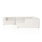 Langham Channeled 6-Piece Chaise Sectional - Fayette Cloud