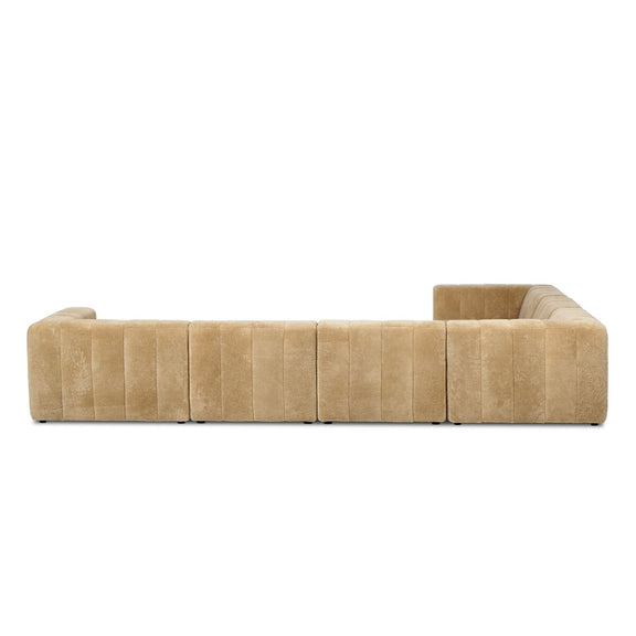 Langham Channeled 6-Piece Sectional - Ravello Camel