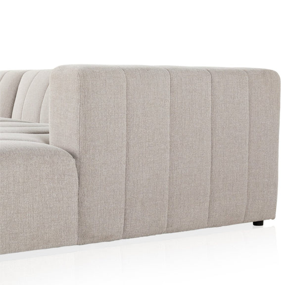 Langham Channeled 5-Piece Sectional - Napa Sandstone