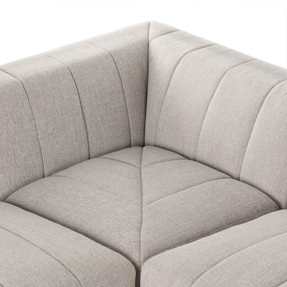 Langham Channeled 5-Piece Sectional - Napa Sandstone