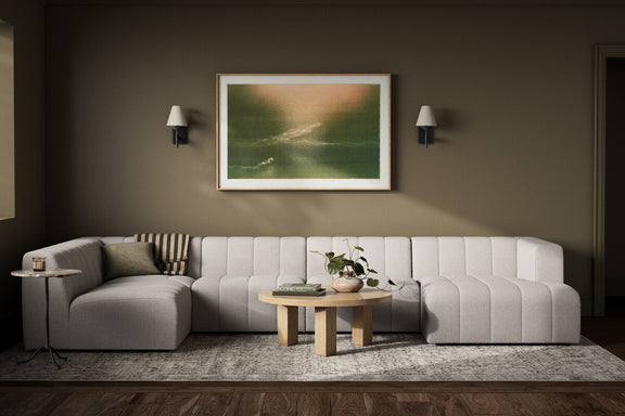 Langham Channeled 5-Piece Sectional - Napa Sandstone