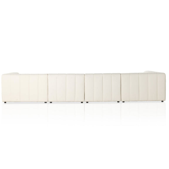 Langham Channeled 5-Piece Sectional - Fayette Cloud