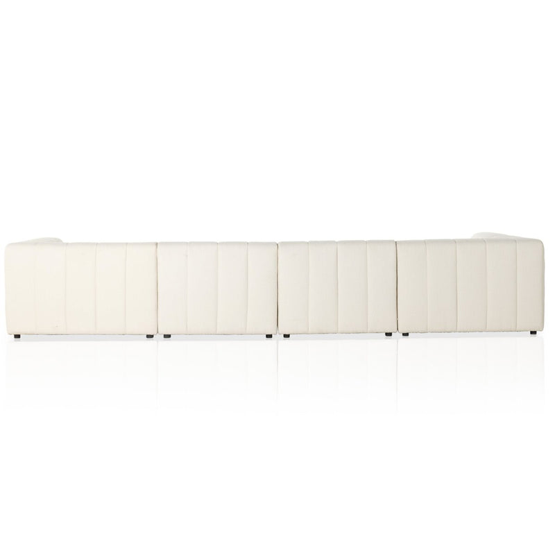 Langham Channeled 5-Piece Sectional - Fayette Cloud