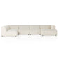 Langham Channeled 5-Piece Sectional - Fayette Cloud
