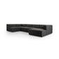 Langham Channeled 5-Piece Sectional - Saxon Charcoal