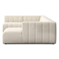 Langham Channeled 5-Piece Sectional - Crypton Nomad Snow