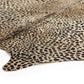 Leopard Printed Hide Rug - Brown & Black Leopard Hair On Hide