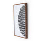 Global Disco Diptych, Black by Jess Engle — Walnut 2.5