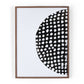 Global Disco Diptych, Black by Jess Engle — Walnut 2.5