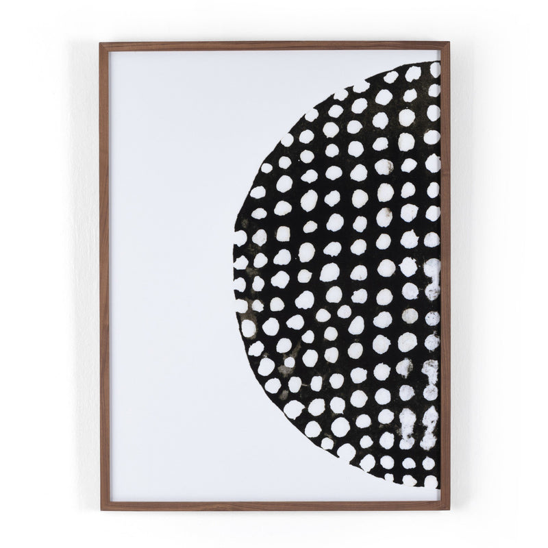 Global Disco Diptych, Black by Jess Engle — Walnut 2.5