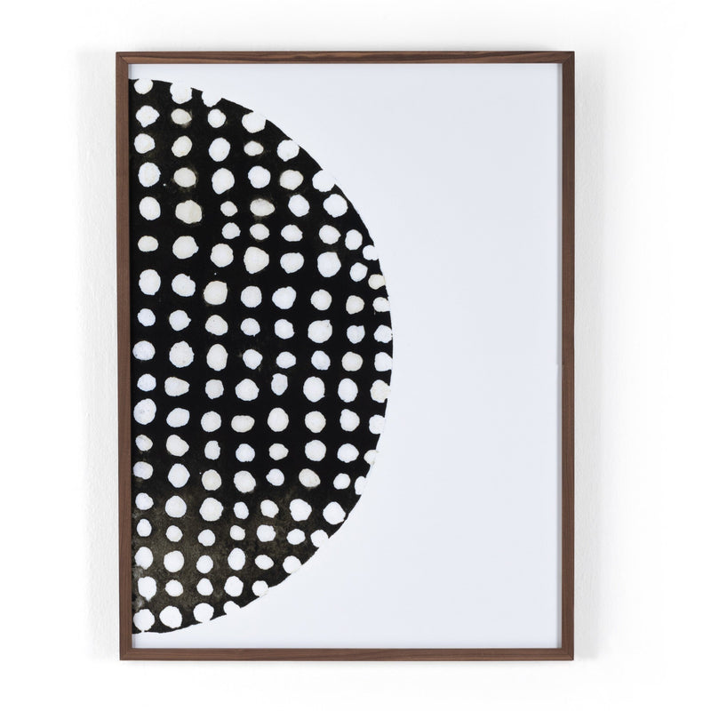 Global Disco Diptych, Black by Jess Engle — Walnut 1.5