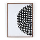 Global Disco Diptych, Black by Jess Engle — Walnut 2.5