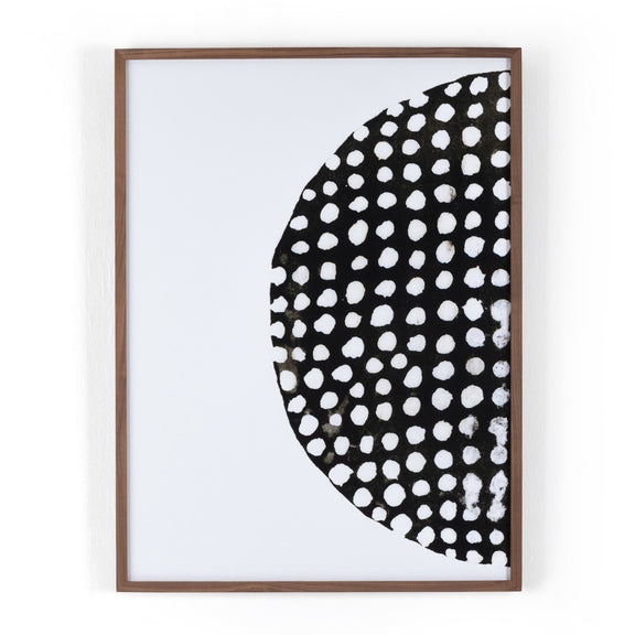 Global Disco Diptych, Black by Jess Engle — Walnut 2.5