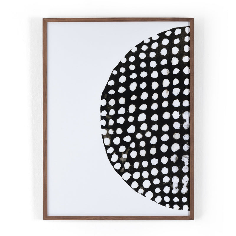 Global Disco Diptych, Black by Jess Engle — Walnut 2.5