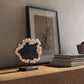 Petrified Wood Sculpture - Matte Black Iron