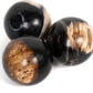 Petrified Wood Balls, Set Of 3 - Dark Petrified Wood
