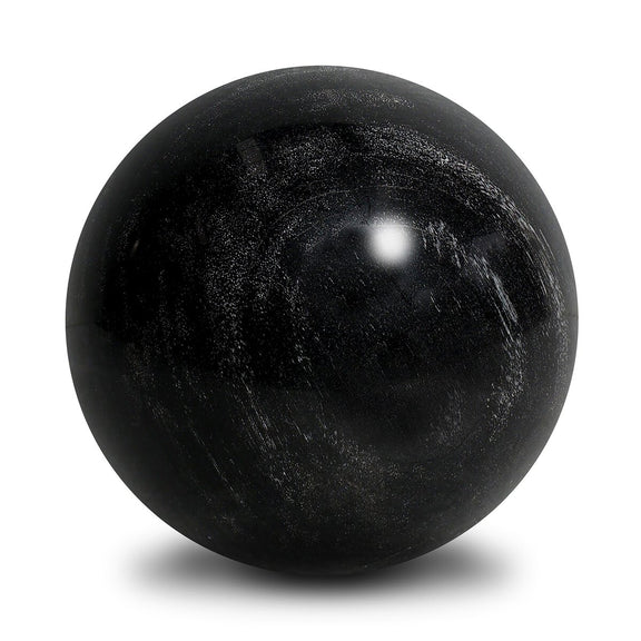 Petrified Wood Balls, Set Of 3 - Dark Petrified Wood