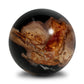 Petrified Wood Balls, Set Of 3 - Dark Petrified Wood