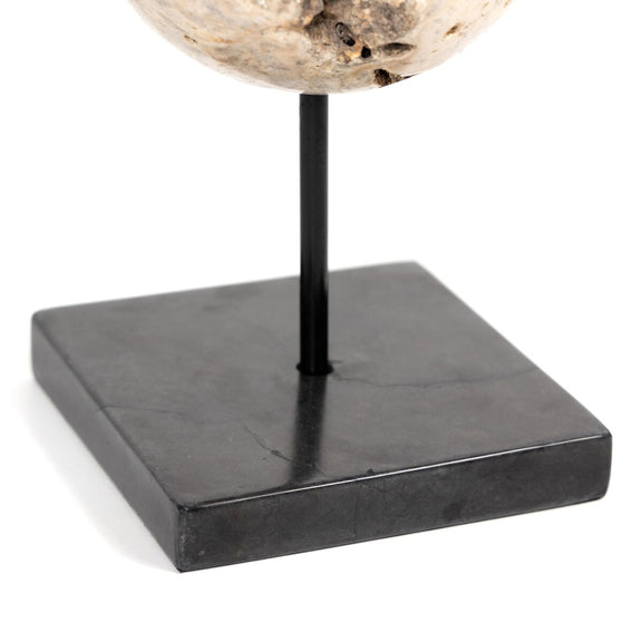 Organic Stone Sculptures, Set Of 3 - Black Marble