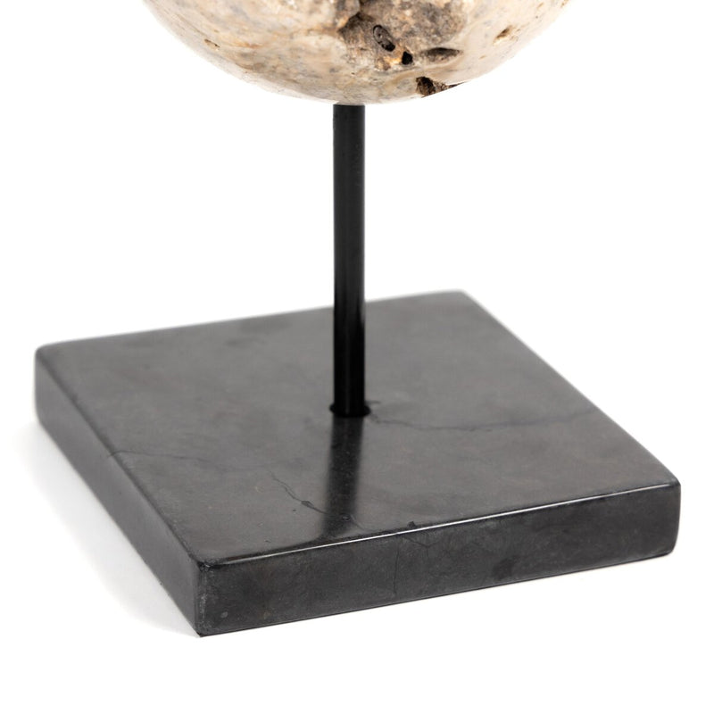 Organic Stone Sculptures, Set Of 3 - Black Marble