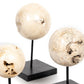 Organic Stone Sculptures, Set Of 3 - Black Marble