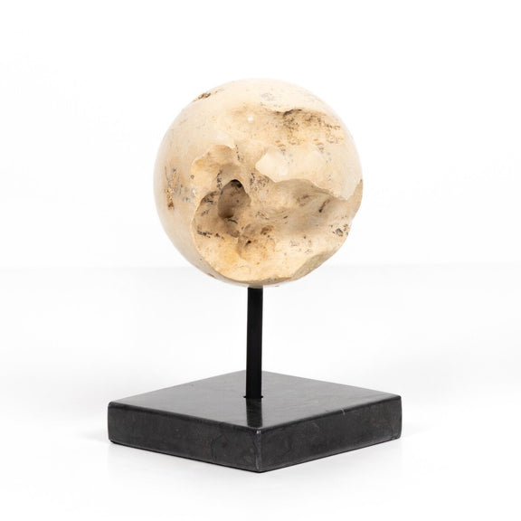 Organic Stone Sculptures, Set Of 3 - Black Marble