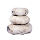 Petrified Wood Organic Sculpture, Set Of 3 - Light Petrified Wood