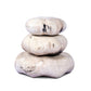 Petrified Wood Organic Sculpture, Set Of 3 - Light Petrified Wood