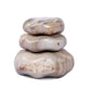 Petrified Wood Organic Sculpture, Set Of 3 - Light Petrified Wood