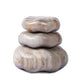 Petrified Wood Organic Sculpture, Set Of 3 - Light Petrified Wood