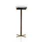 Jonty Round End Table - Dark Petrified Wood