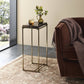 Tig End Table - Dark Petrified Wood