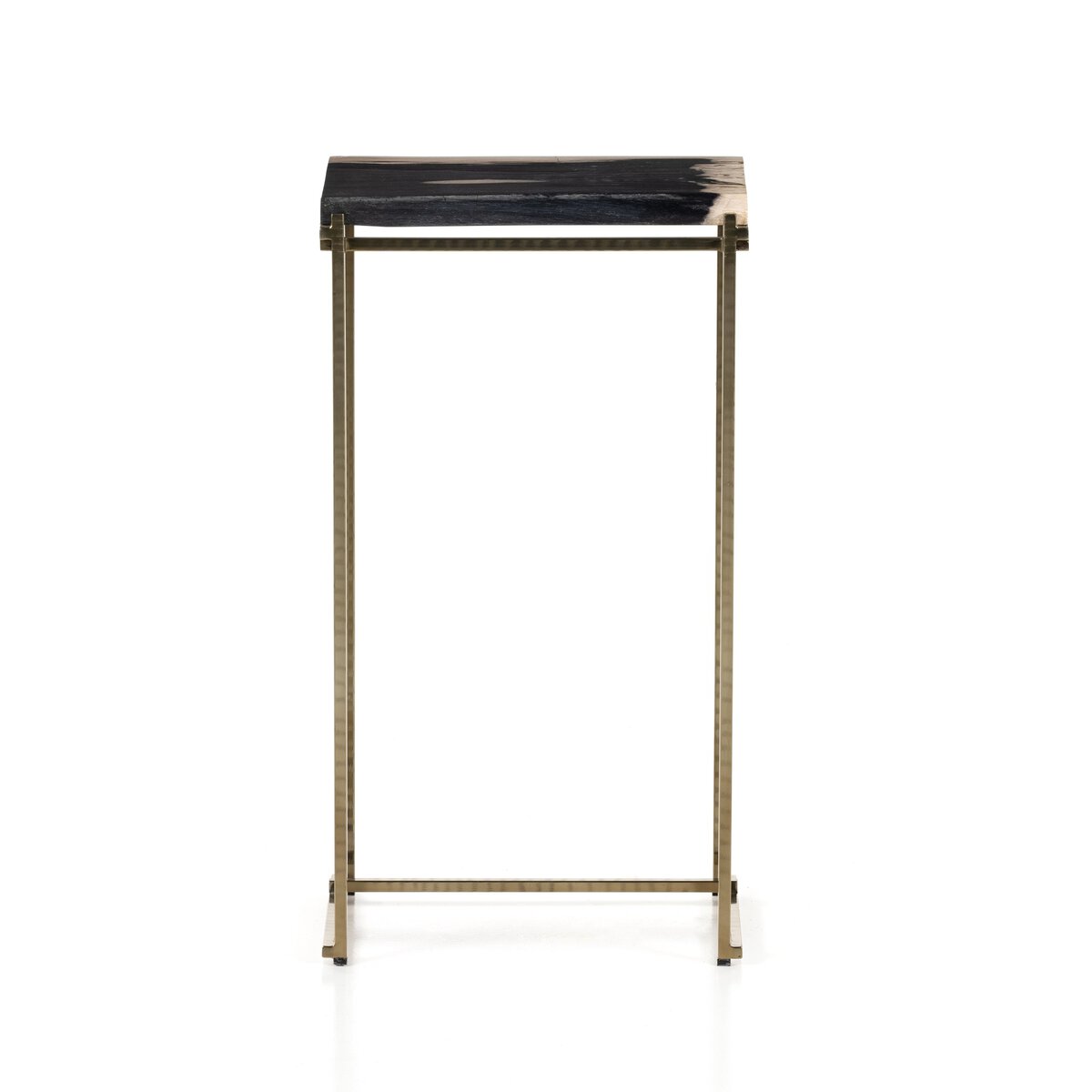 Tig End Table - Dark Petrified Wood
