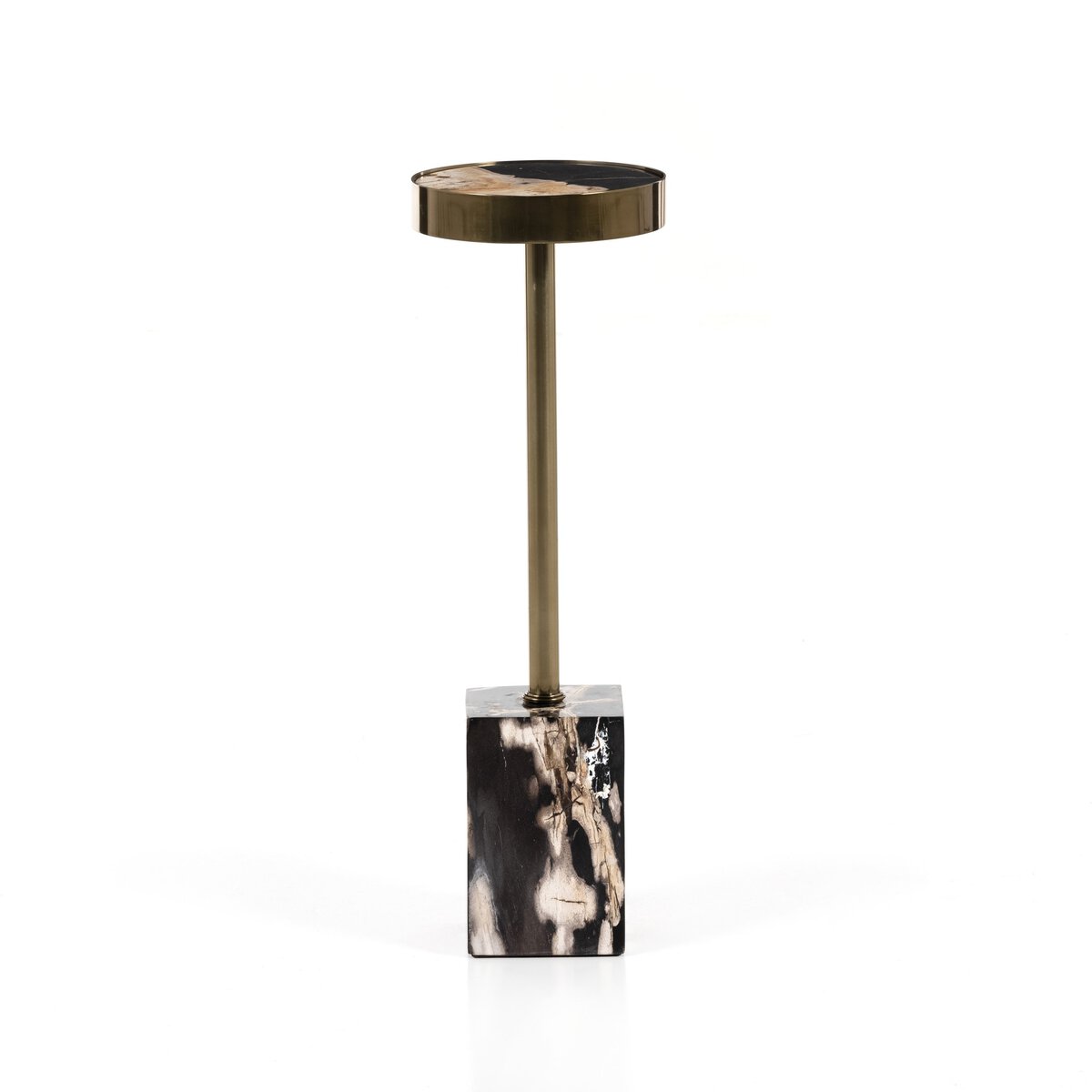 Bevin End Table - Dark Petrified Wood