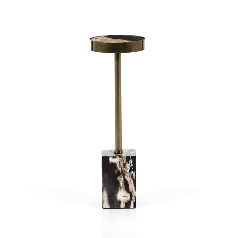 Bevin End Table - Dark Petrified Wood