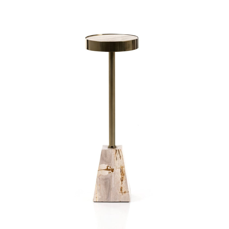 Galen End Table - Light Petrified Wood